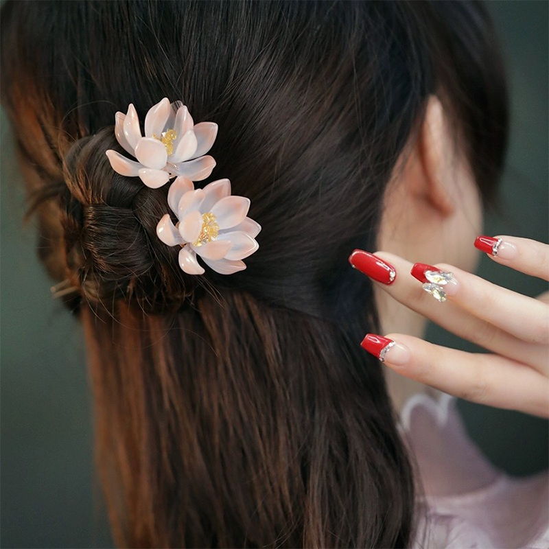 1Pair Vintage Hairpin Glazed F - Hanbok Hair Pin 评论和价格