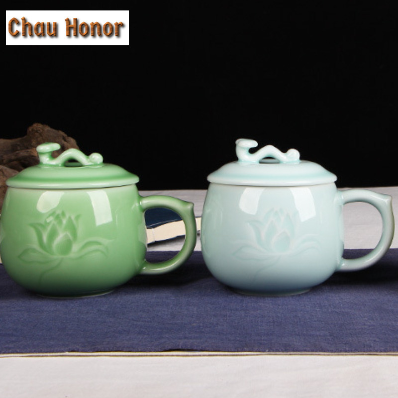 350ml Longquan Celadon Lotus C - Celadon Ceramic Cup 评论和价格