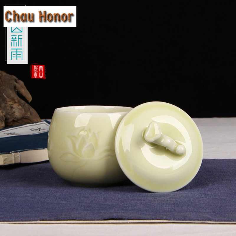 350ml Longquan Celadon Lotus C - Celadon Ceramic Cup 评论和价格
