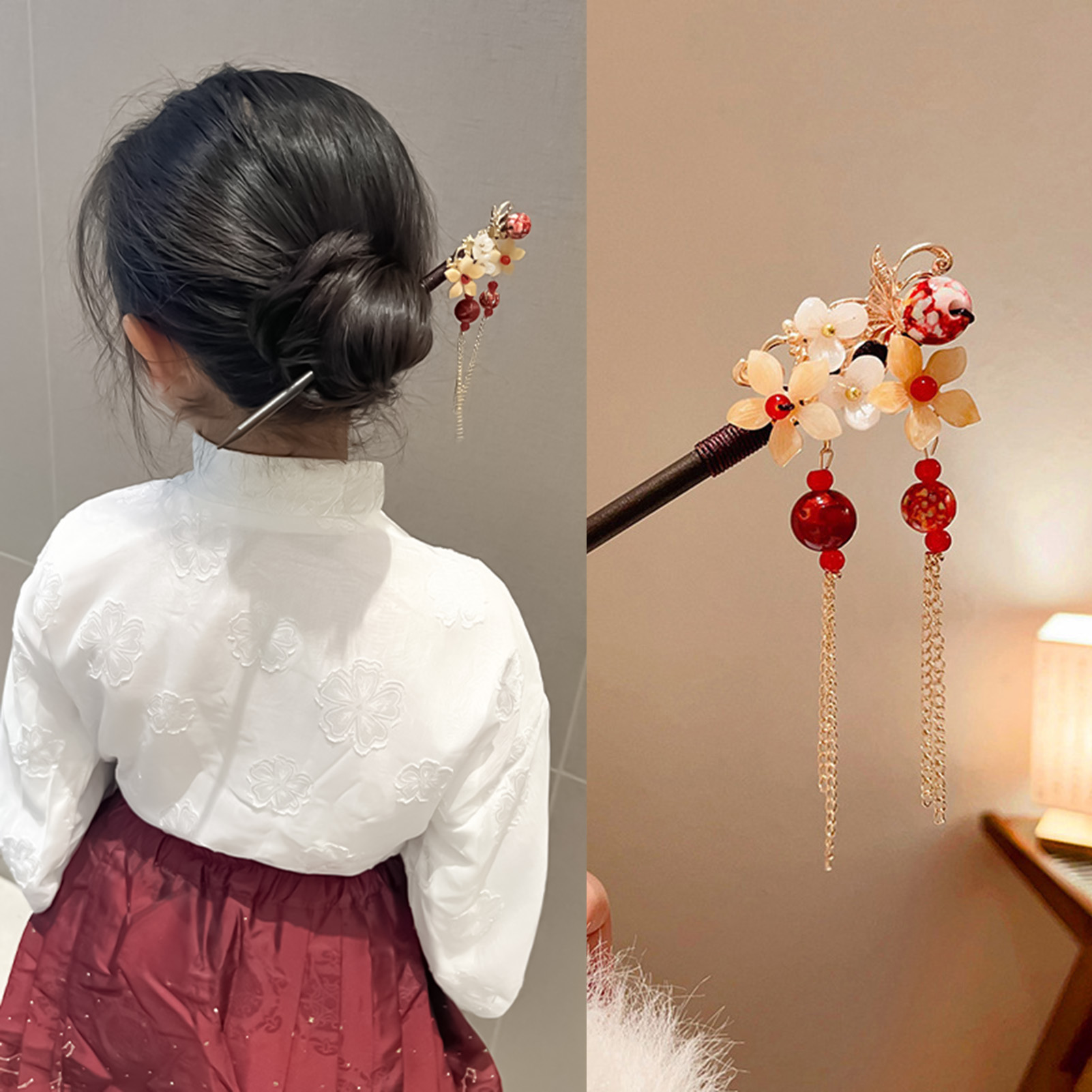 Holiday Party Chinese Hair Sti - Hanbok Hair Pin 评论和价格