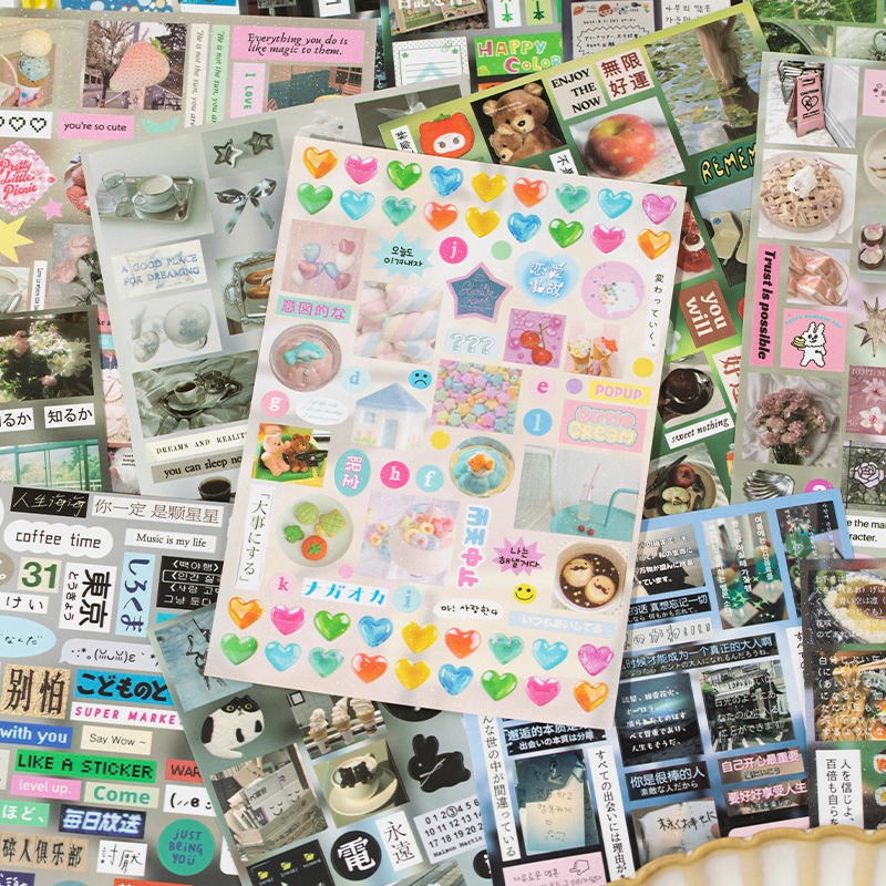 30Sheets Sticker Book Mist Rai - Korean Lifestyle Book 评论和价格