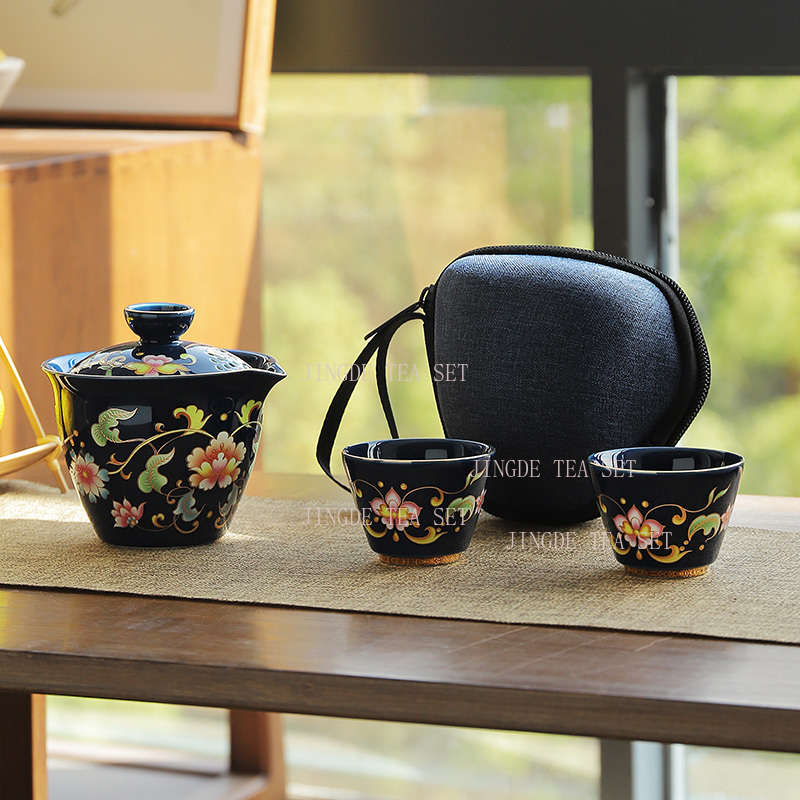 Celadon one pot two cups trave - Celadon Ceramic Cup 评论和价格