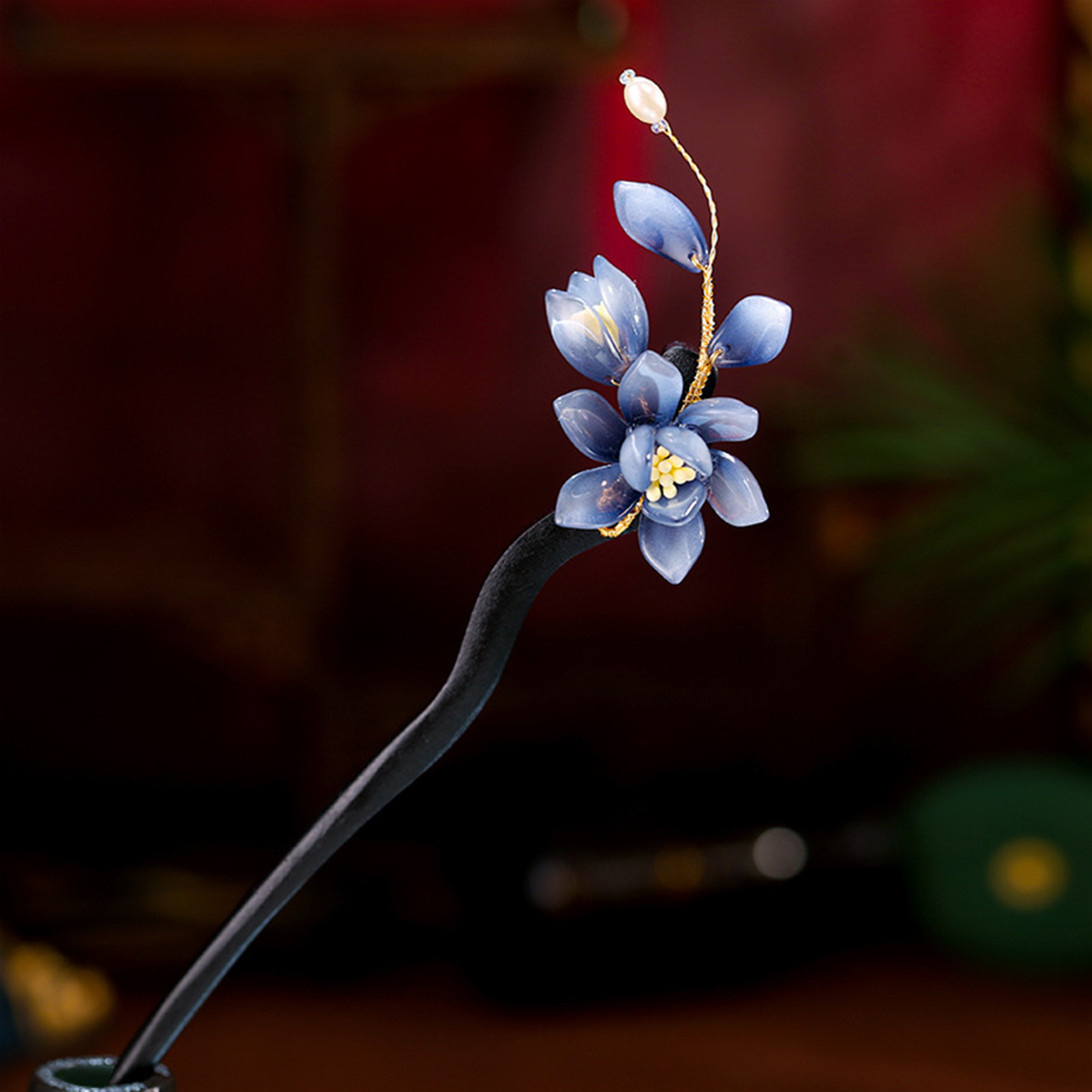 Wedding Hanfu Hairpin wood hai - Hanbok Hair Pin 评论和价格
