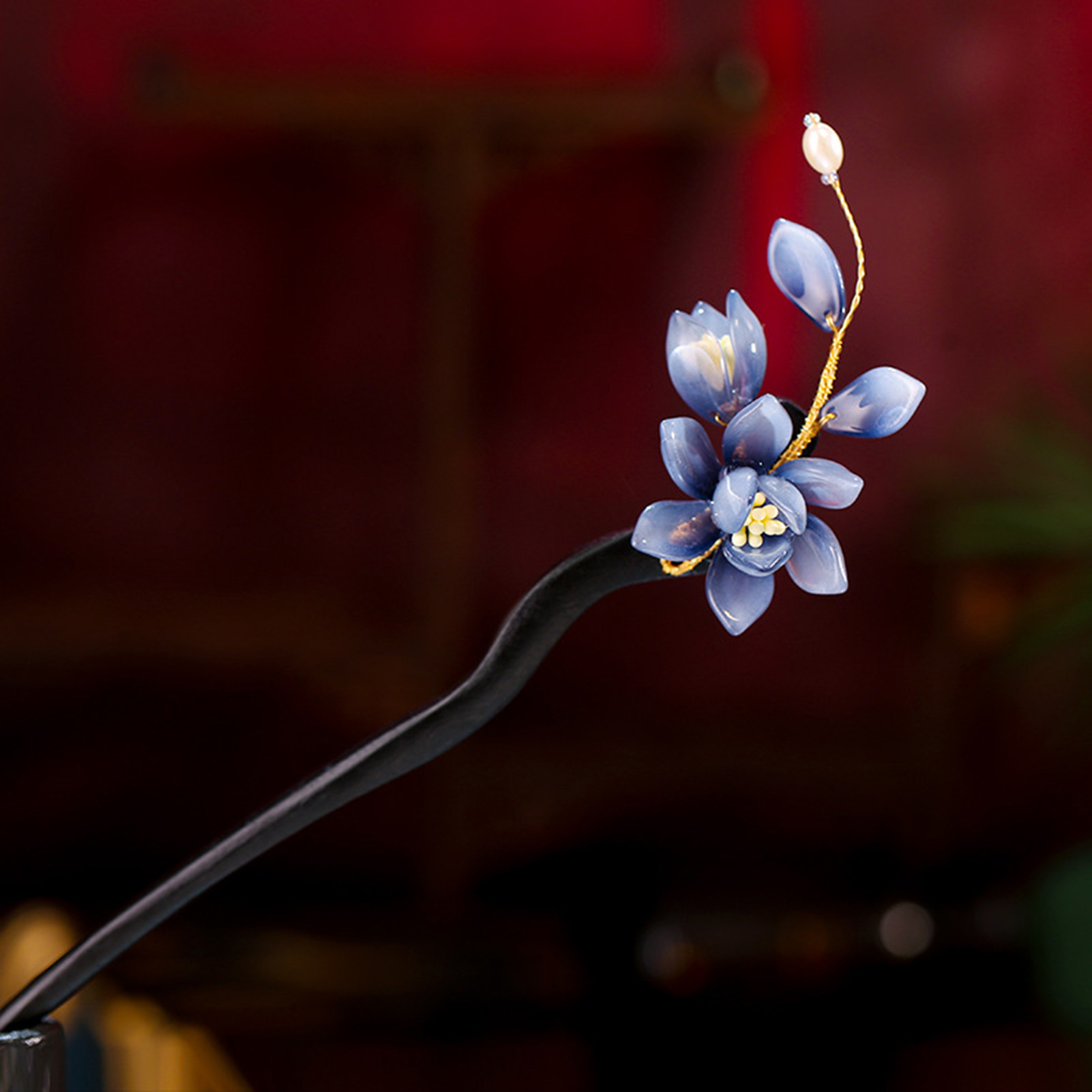 Wedding Hanfu Hairpin wood hai - Hanbok Hair Pin 评论和价格