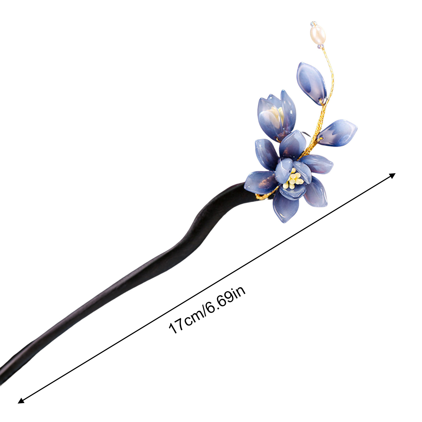 Wedding Hanfu Hairpin wood hai - Hanbok Hair Pin 评论和价格
