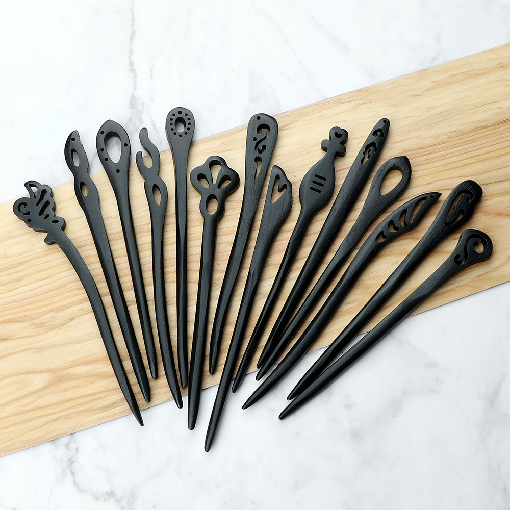 16Style Chinese Wooden Hair St - Hanbok Hair Pin 评论和价格