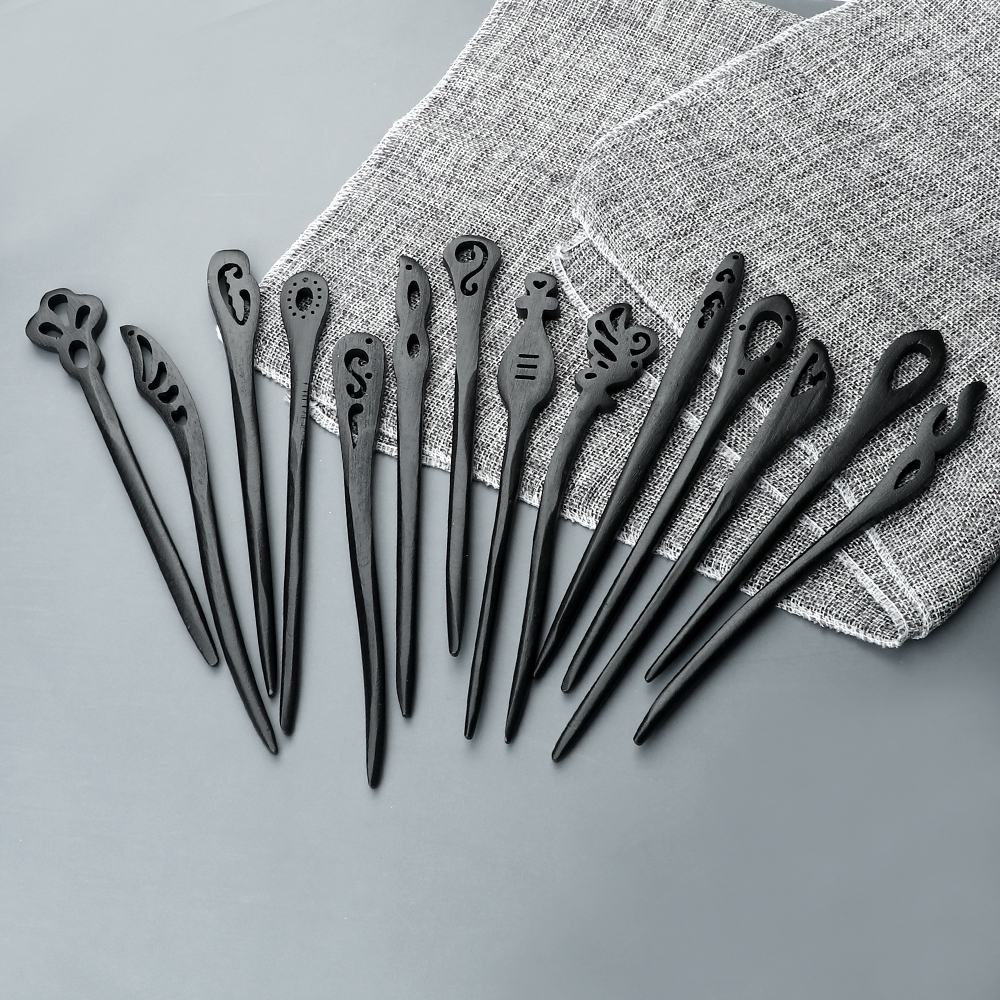 16Style Chinese Wooden Hair St - Hanbok Hair Pin 评论和价格