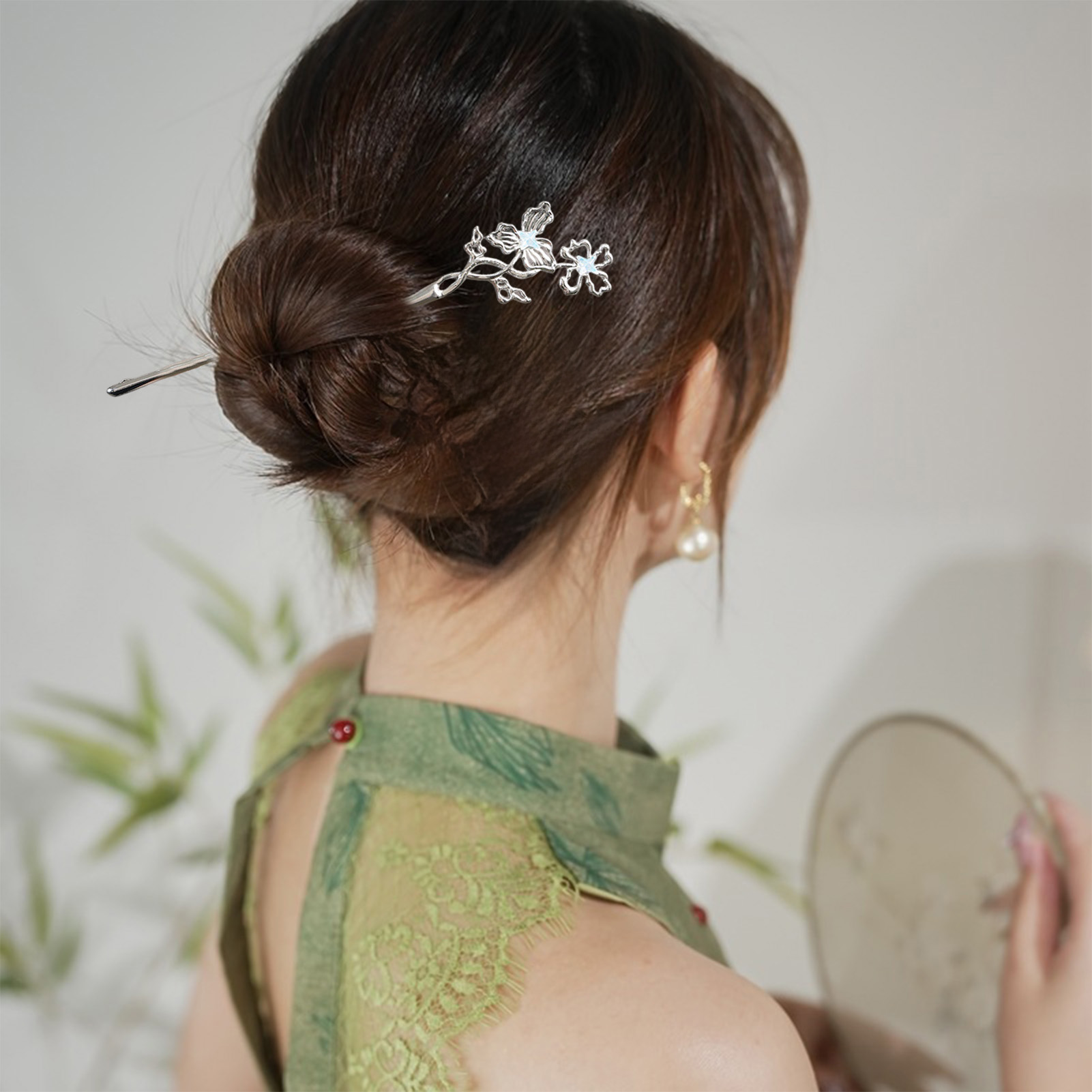 Metal Butterfly Hair Sticks Ch - Hanbok Hair Pin 评论和价格