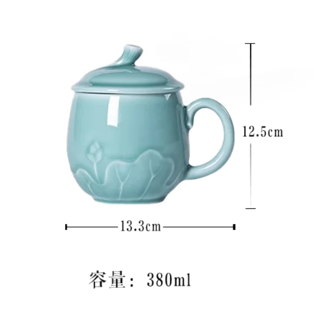 Longquan celadon office tea cu - Celadon Ceramic Cup 评论和价格