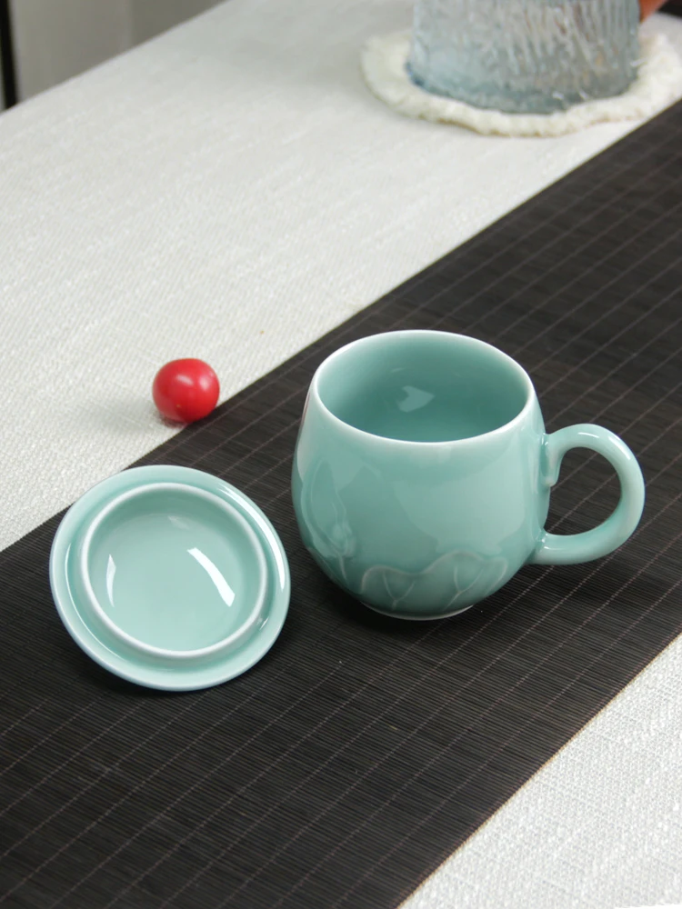 Longquan celadon office tea cu - Celadon Ceramic Cup 评论和价格