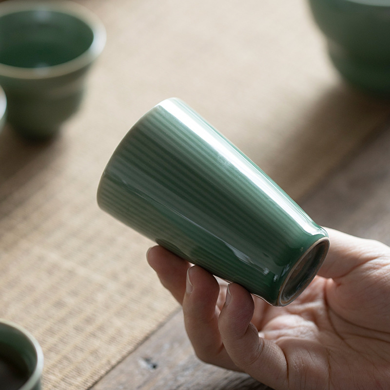 90ML Yue Kiln Celadon Tea Cup  - Celadon Ceramic Cup 评论和价格