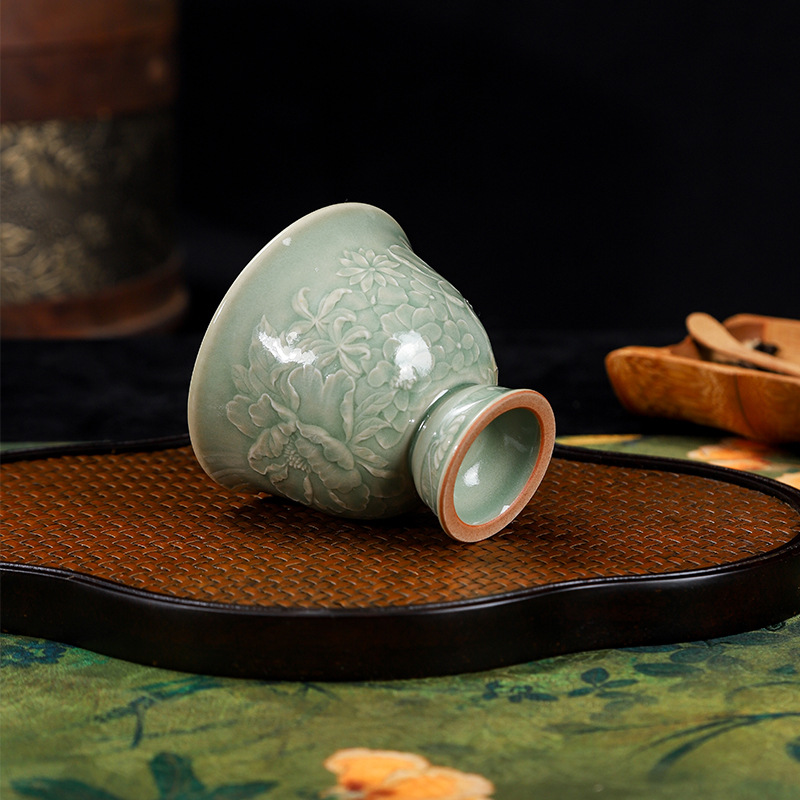 LH celadon teacup tall cup tea - Celadon Ceramic Cup 评论和价格