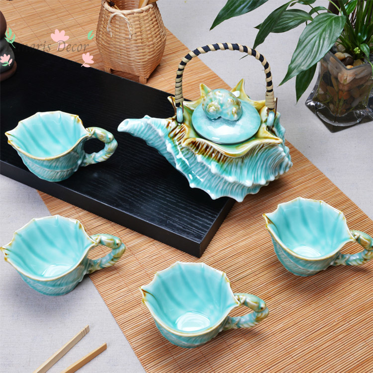 The whole set of ceramic beam  - Celadon Ceramic Cup 评论和价格
